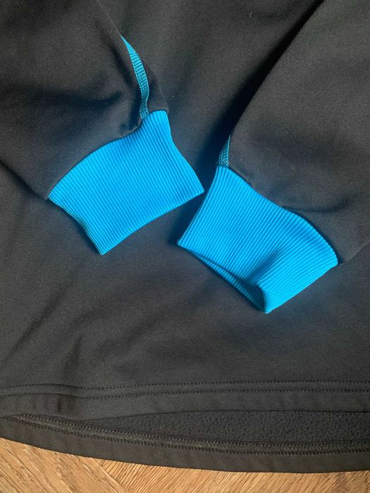 Craft czarno-niebieska bluza sportowa ze ściągaczami i stójką S 36 BDB