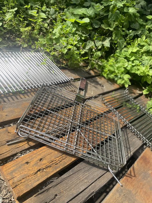 BBQ решітка сітка гриль/решетка сетка нержавійка на мангал/ 30*40