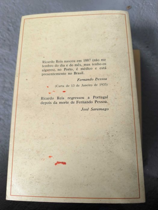 O Ano da Morte de Ricardo Reis — José Saramago