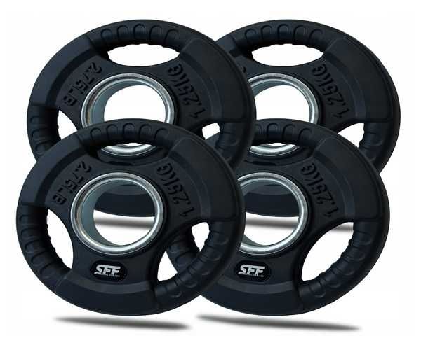 Obciążenie OLIMPIJSKIE krążki 4x1,25kg gumowane 51mm wytrzymałe solidn
