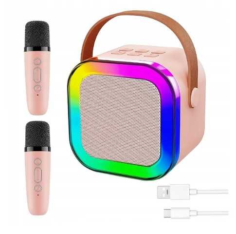 Бездротова портативна Bluetooth колонка з мікрофоном Караоке Микрофон