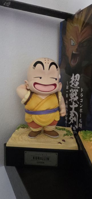 Set figuras resina Dragon Ball ( Master Roshi l, Bulma, Songoku Kilin)