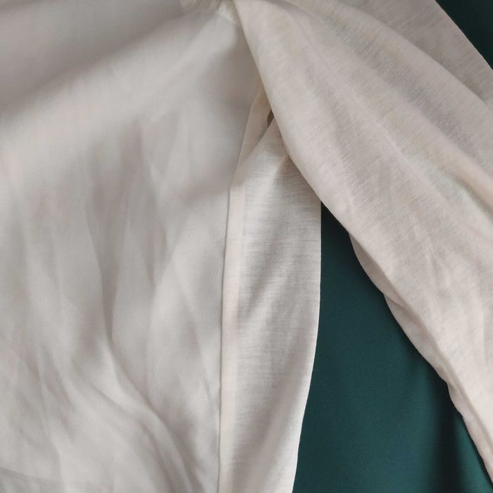 H&M Koszula z pagonami oversize kremowa 38 40