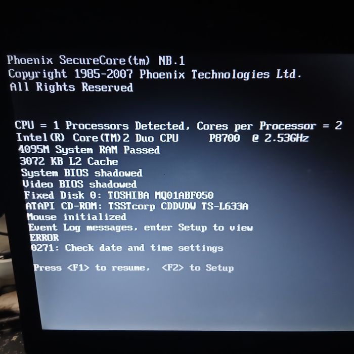 Laptop Fujitsu Esprimo Mobile D9510