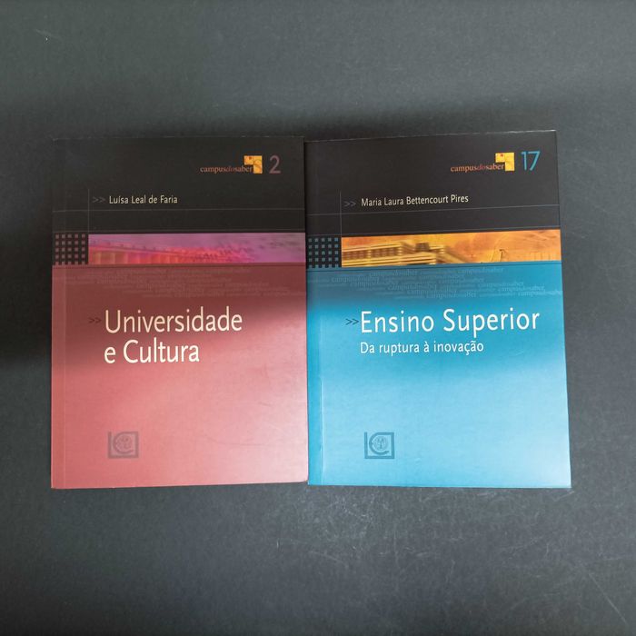A Universidade e Cultura – Luísa Leal Faria  Ensino Superior, da ruptura à inovação – Maria Laura Bettencourt Pires