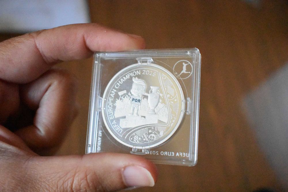 Medalha em Prata - Portugal Campeão Europeu UEFA 2016