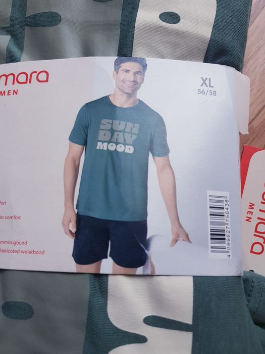 Nowa bawełniana piżama męska marki Esmara rozmiar XL