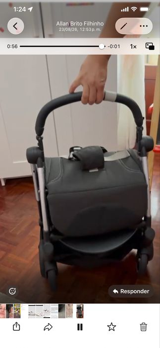 Carrinho de bebe como novo chico