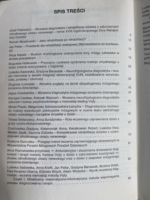 Wczesna diagnostyka i rehabilitacja dziecka