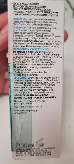 LA ROCHE Effaclar serum 30 ml