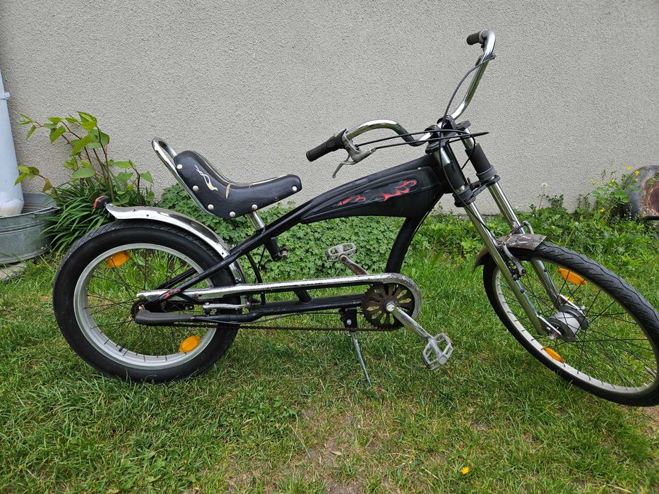 Rower chopper z biegami