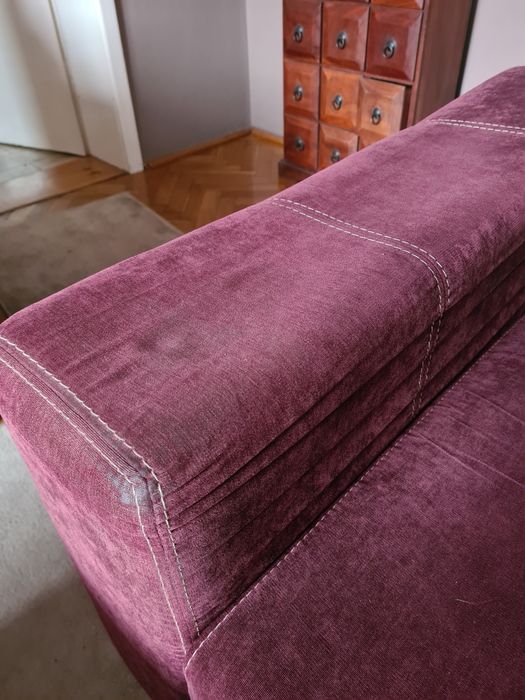 2 fotele z poduszkami + pufa