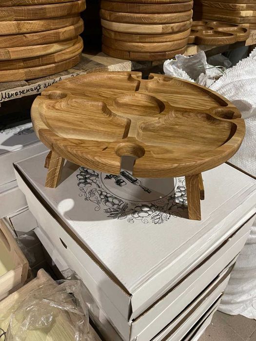 Винні столики на любий смак Менажниця стіл 8 варіантів