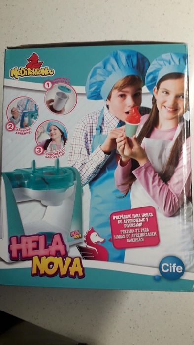 KIT com máquina para fazer gelados