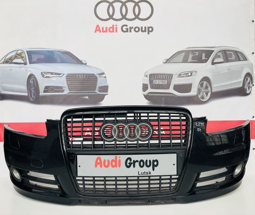 Бампер S-Line Дорестайл Audi A6 C6 Розборка Ауді А6 С6 LZ9Y