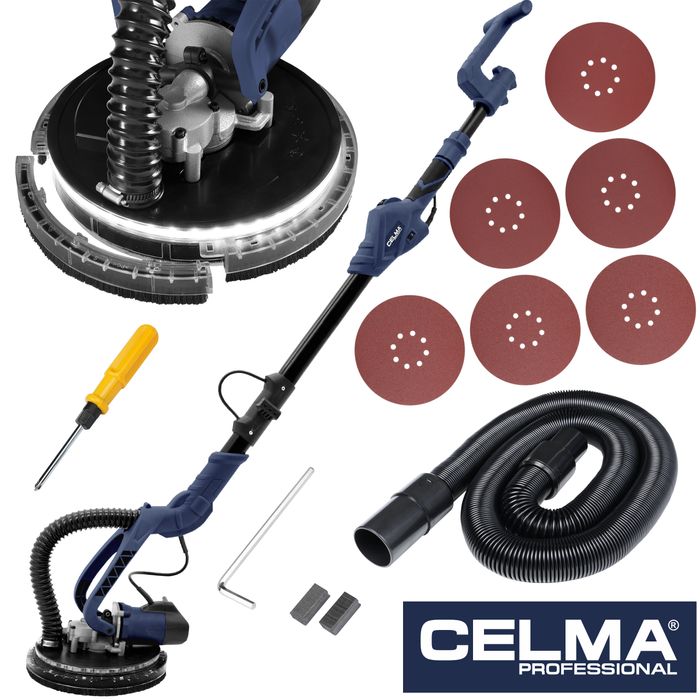 Szlifierka Do Gipsu Celma Professional Prbt 225Leo Led 3Lat Gw!