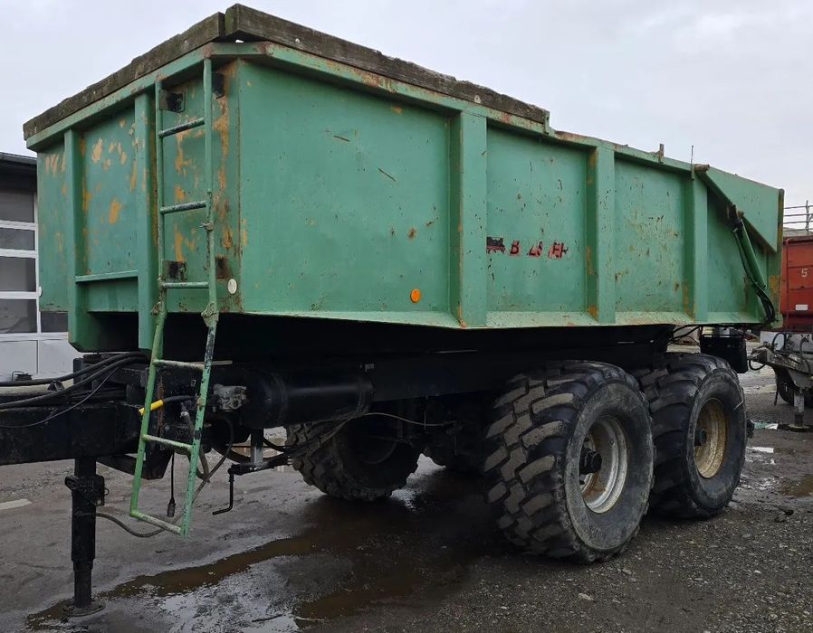 Annaburger Balster WK 180  Przyczepa Mulda 18 Ton Tandem Klapa Hydrauliczna Skorupa
