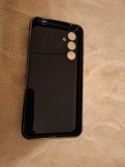 Etui czarne ze złotymi elementami Samsung Galaxy A54