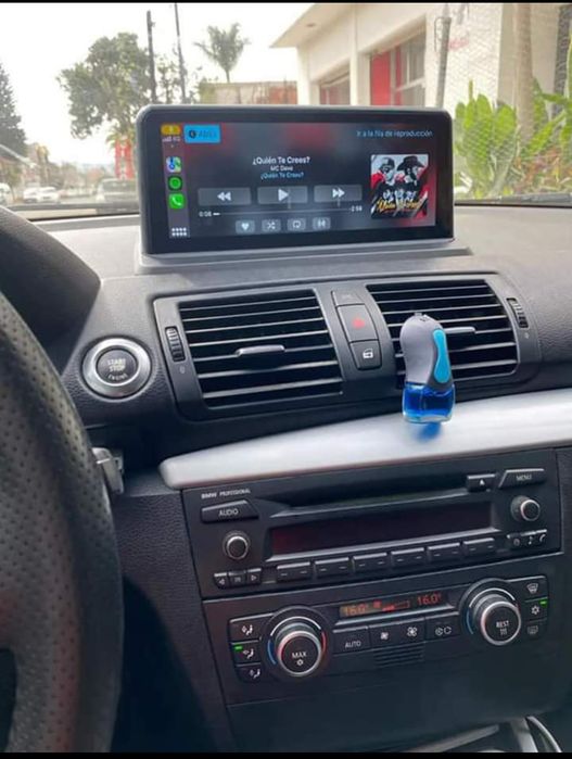 Tela Android 14  com GPS BMW E81 E82 E87 E88 + Idrive