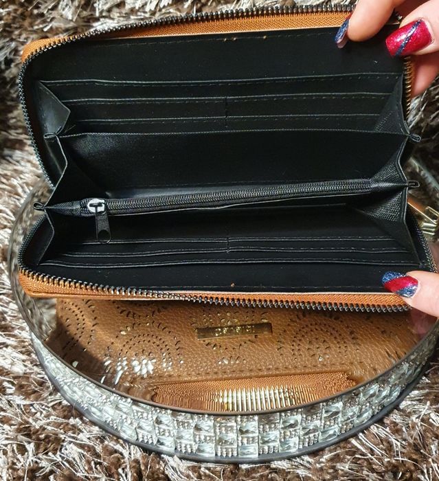 Portfeliki damski Ażurowy Brązowy