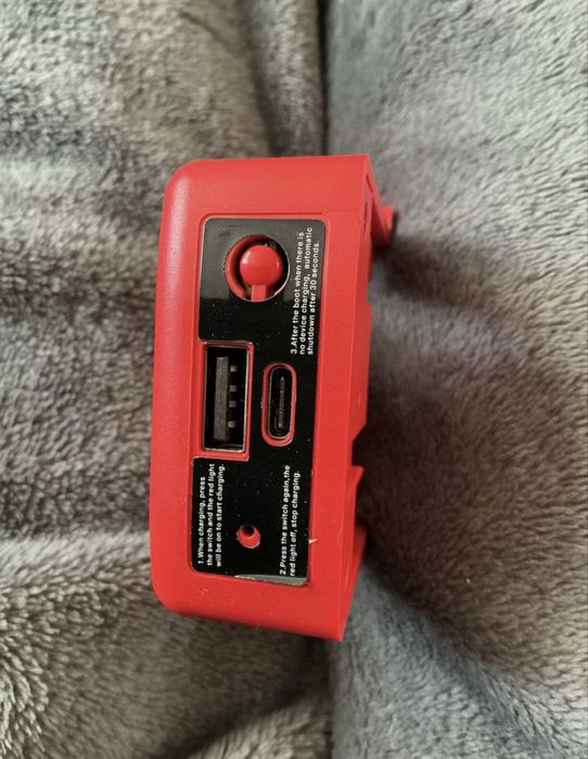 Лампа Насака акумулятора зарядка Адаптер Power Bank Milwaukee 18вUSB