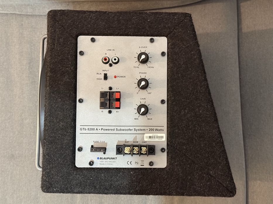 Subwoofer BLAUPUNKT GTb 8200 A