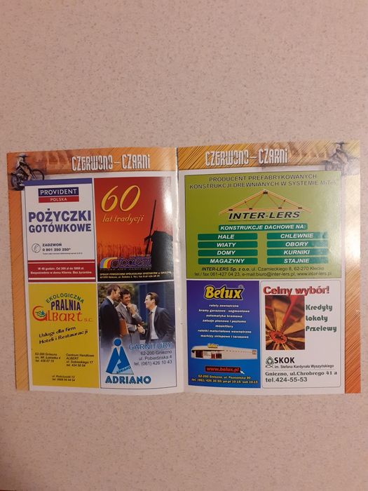 Program żużlowy 1 liga 2006 r. Start Gniezno - Stal Gorzów