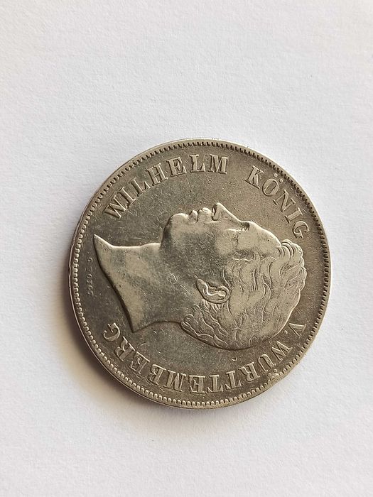 2 Guldeny 1847 Wintenbergia Wilhelm l Srebro