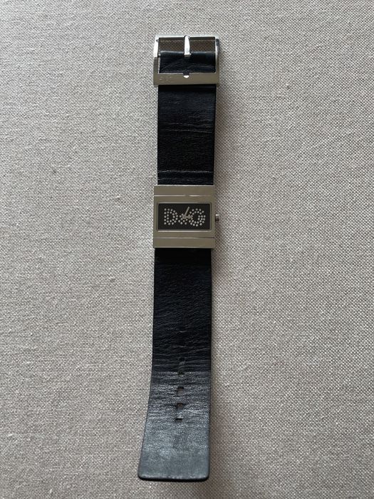 Relógio D&G reversível (preto/zebra)