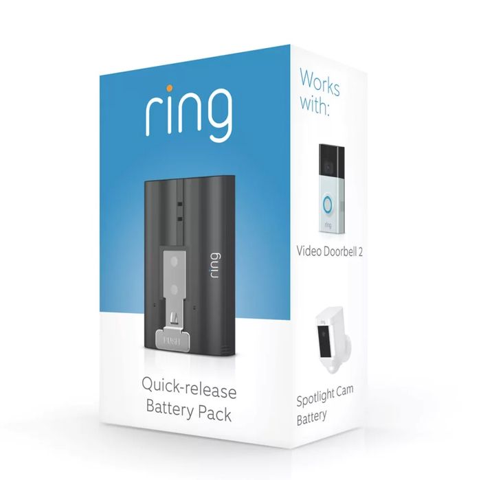 Ring.. Quick Release Battery Pack..