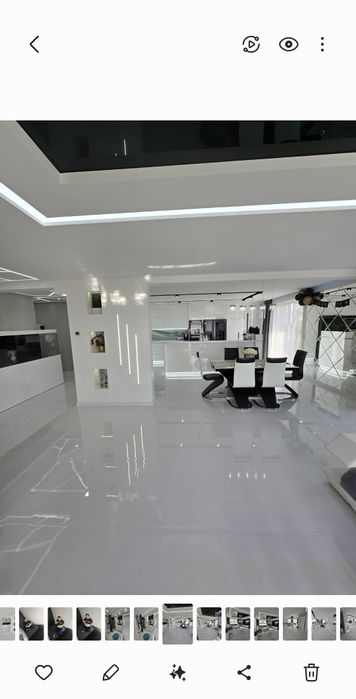 Płytka gres biały white pearl 80x80