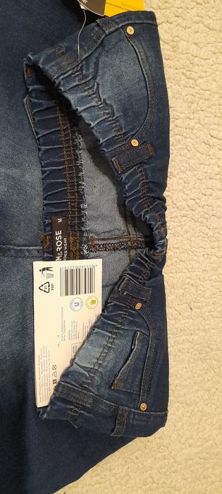 Jegginsy damskie granatowe