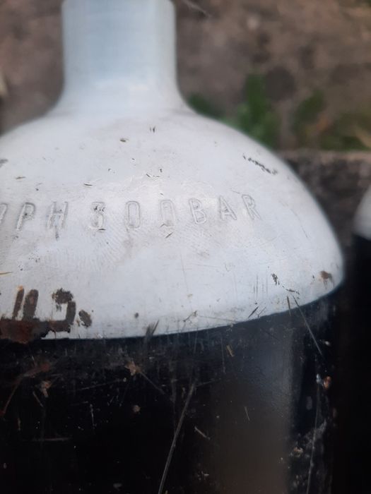 Garrafas de ar comprimido