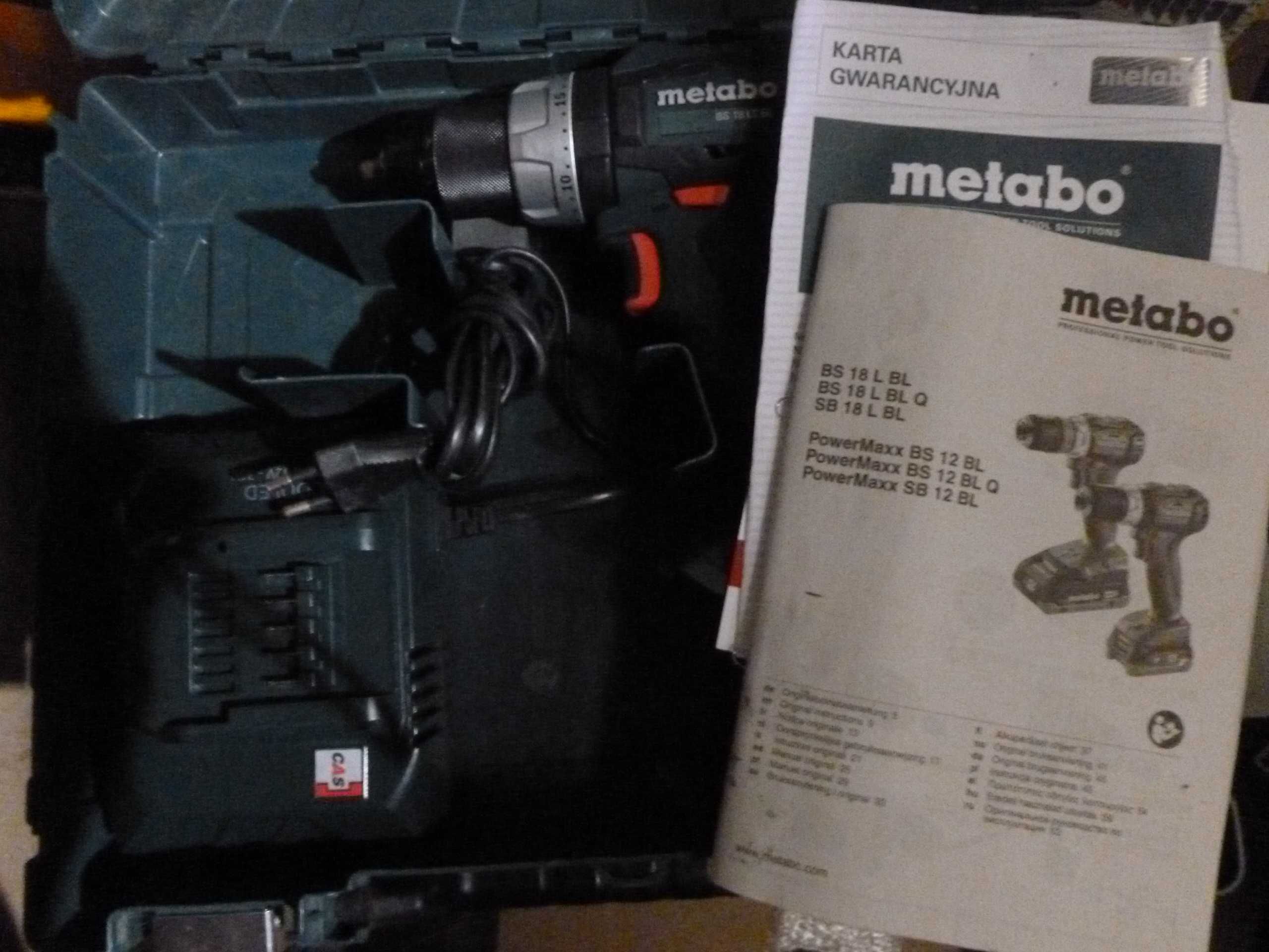 Metabo Wiertarko-wkretarka BS 18 LT BL 18V BRUSHLE Kraków Bronowice ...