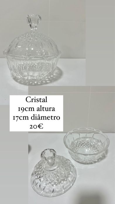 Bomboneiras cristal / suporte cristal