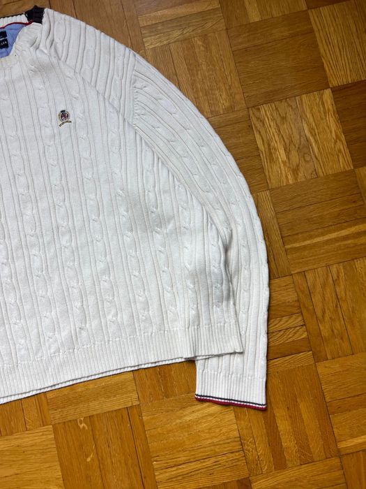 Warkocz Sweter Tommy Hilfiger vintage 90’s