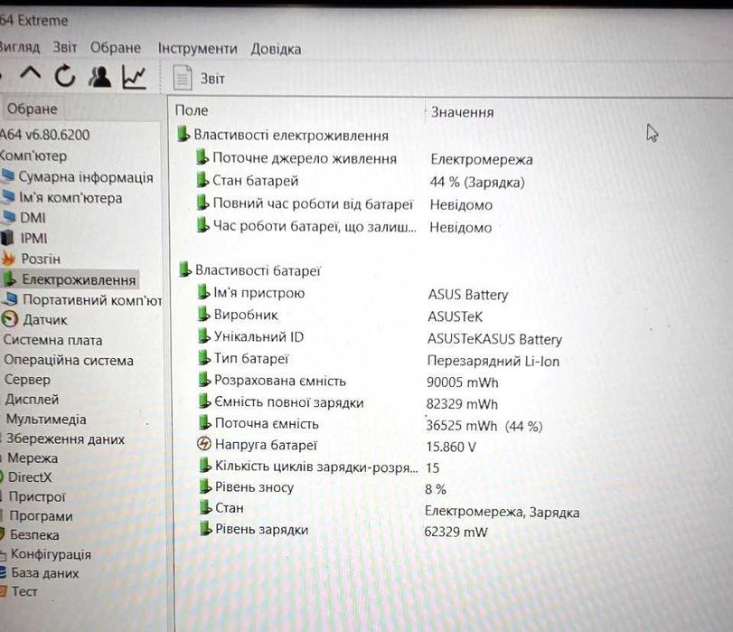 16 дюймовий ASUS ROG ZEPHYRUS M16/GU503ZM / I7-12700H / 512GB / 16GB/NVIDIA GeForce RTX 3060