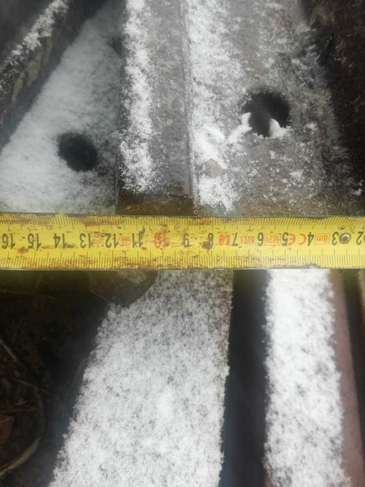 Szyny kolejowe 5 metrów , stal konstrukcyjna