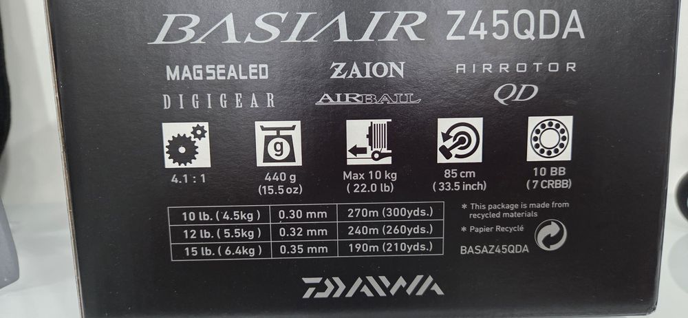 Daiwa Basiair Z45 QDA