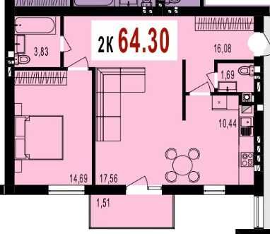 ЖК Долішній Продаж 2-ох кім квартири