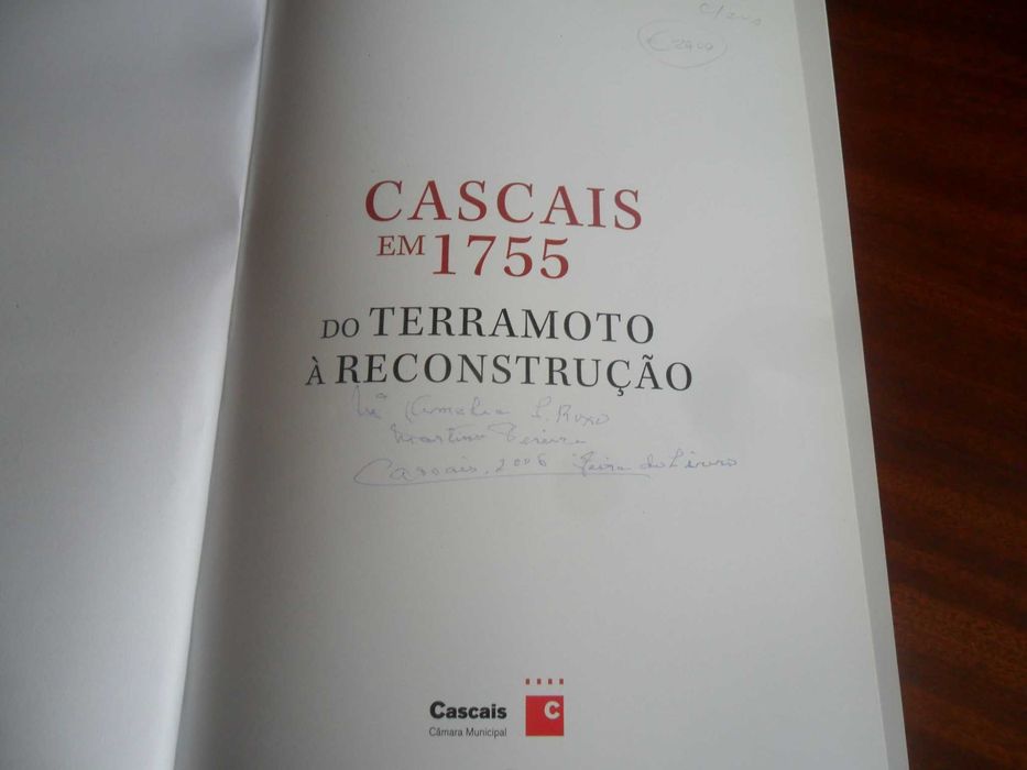 "Cascais em 1755 - Do Terramoto à Reconstrução" de António Carvalho