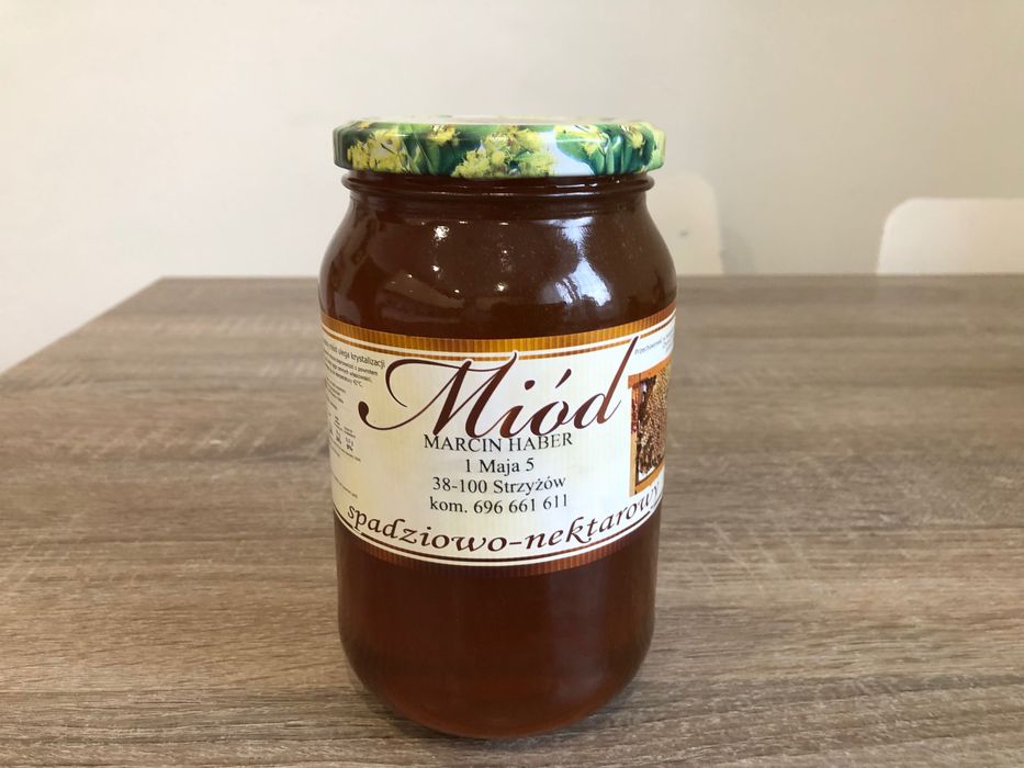 Naturalny miód tylko z lokalnej pasieki.