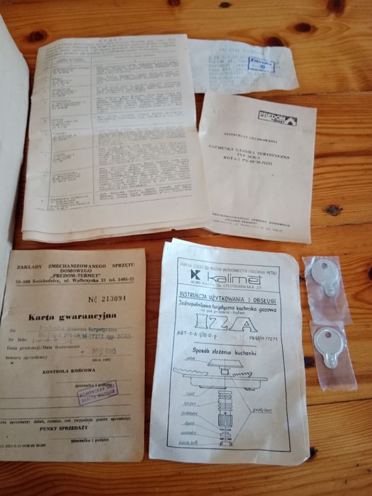 Kuchenka turystyczna PRL Predom