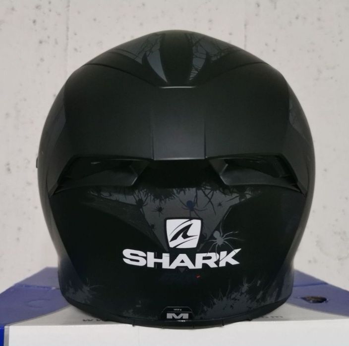 Capacete Shark Skwal 2 Atraxx Black / Blue Matt ( M )( NOVO )