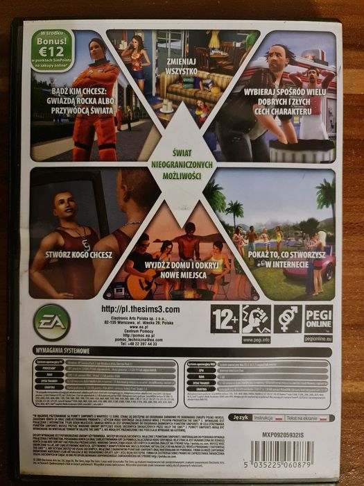The Sims 3 Gra PC Sprawna, Stan bardzo dobry, Prywatna kolekcja