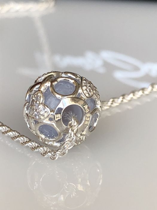 Цепочка Thomas Sabo з бусиною, аквамарин,  талісман для мами