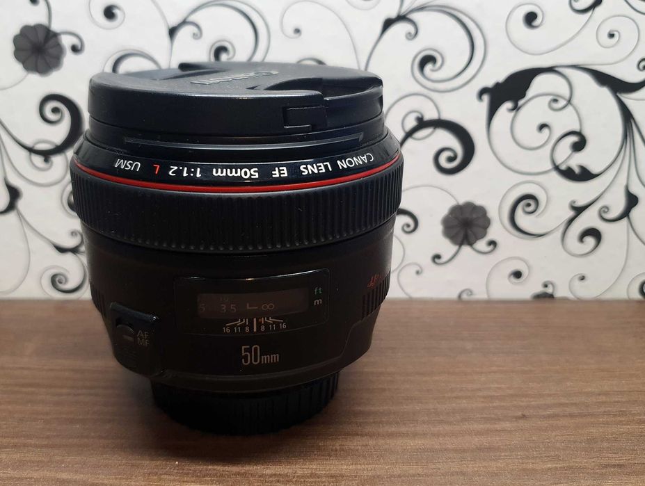 Lente canon 50mm f/1.2L USM