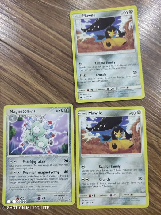 Karty Pokemon zestaw