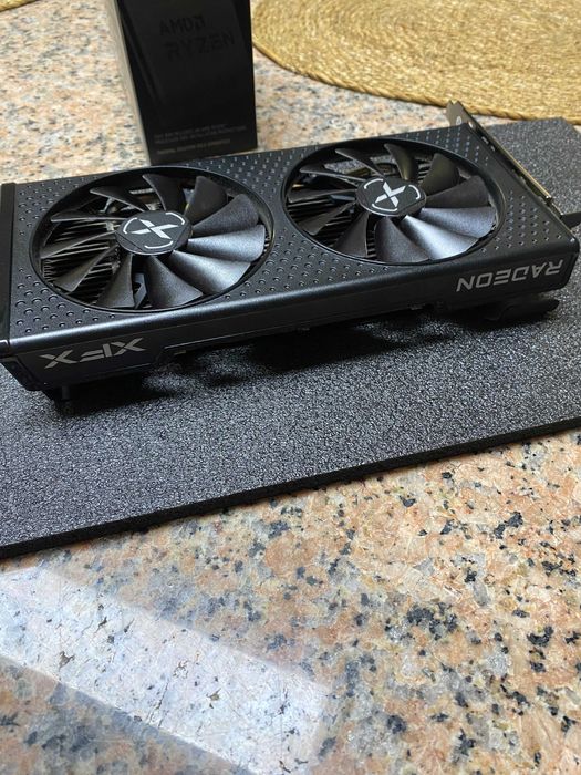 Bundle Ryzen 5 5500 com stock cooler AMD, XFX Rx 6600 8gb