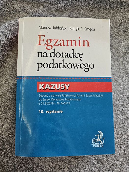 Egzamin na doradcę podatkowego KAZUSY 
10. Wy